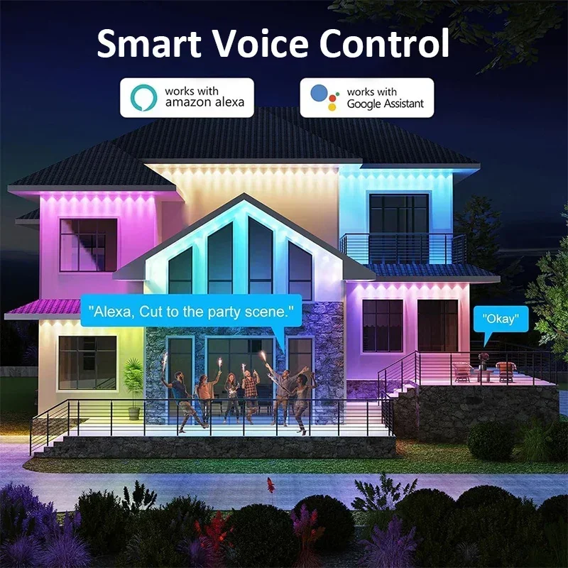 Smart RGBIC Outdoor Permanent  - Christmas Lights Outdoor avis et prix