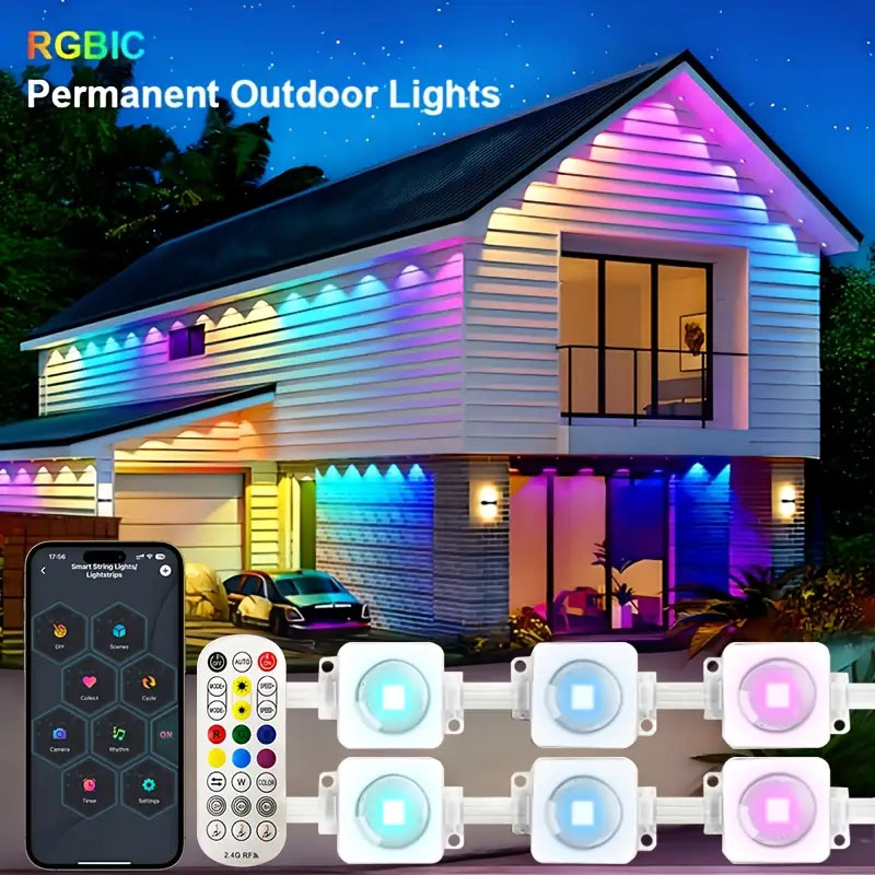 Smart RGBIC Outdoor Permanent  - Christmas Lights Outdoor avis et prix