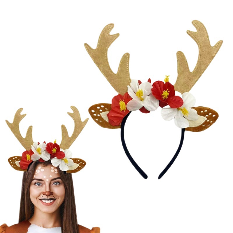 Reindeer Costume Set Tutu Skir - Reindeer Antlers Headband avis et prix