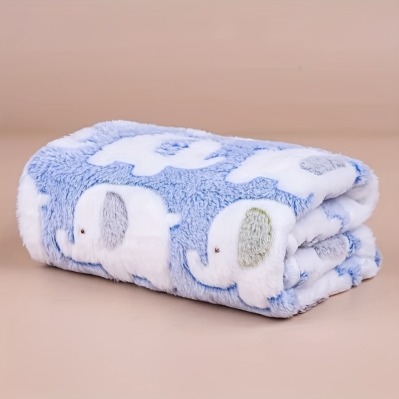 Soft and Cozy Cartoon Elephant - Christmas Throw Blanket avis et prix
