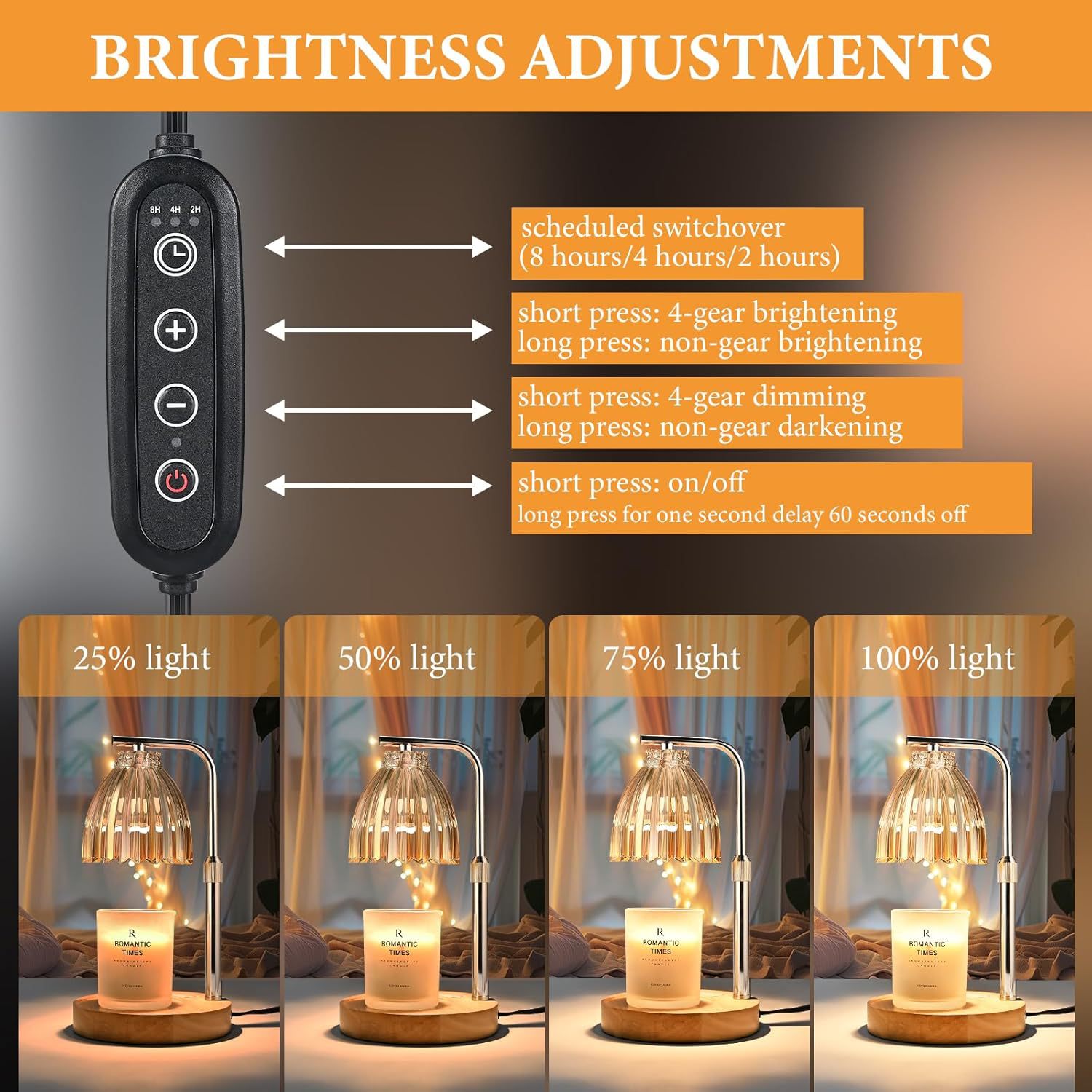 Adjustable Height Aromatherapy - Holiday Candle Set avis et prix