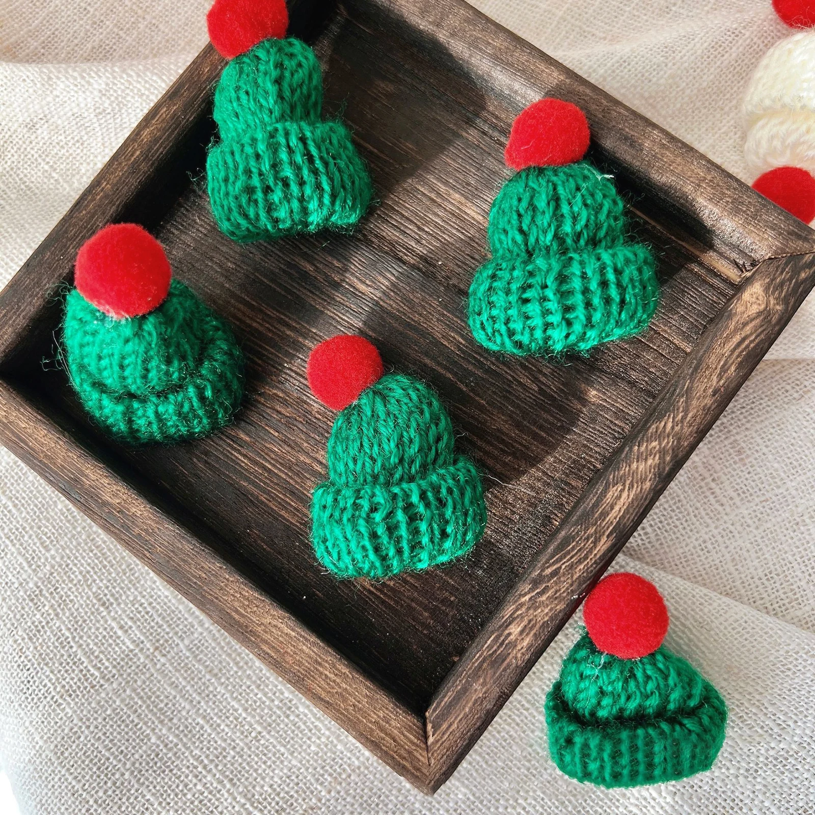 10/20pcs Mini Santa Hat & Scar - Santa Hat Plush avis et prix