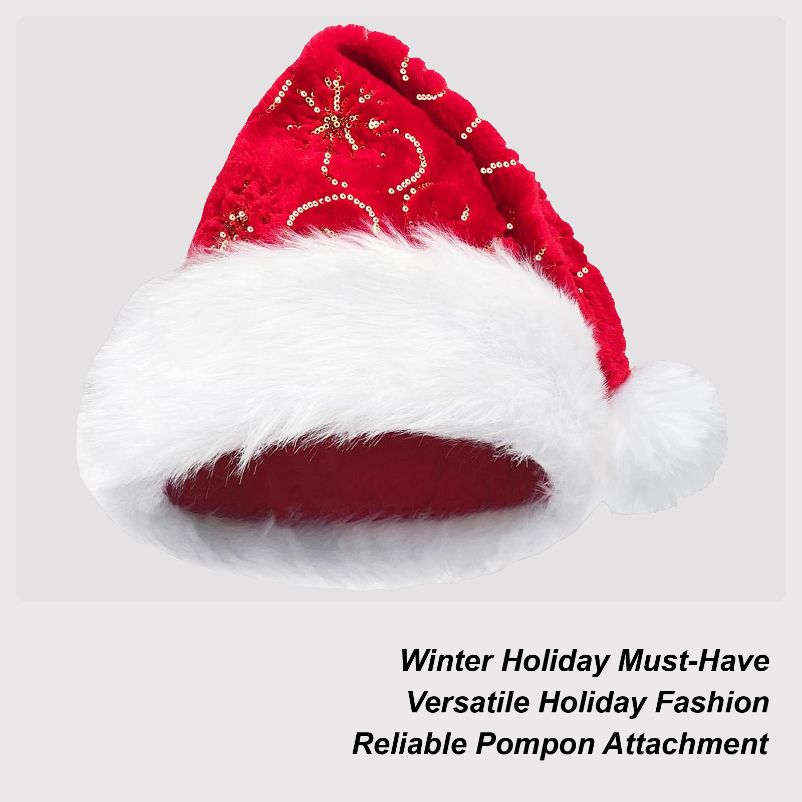 Plush Christmas Hat Portable W - Santa Hat Plush avis et prix