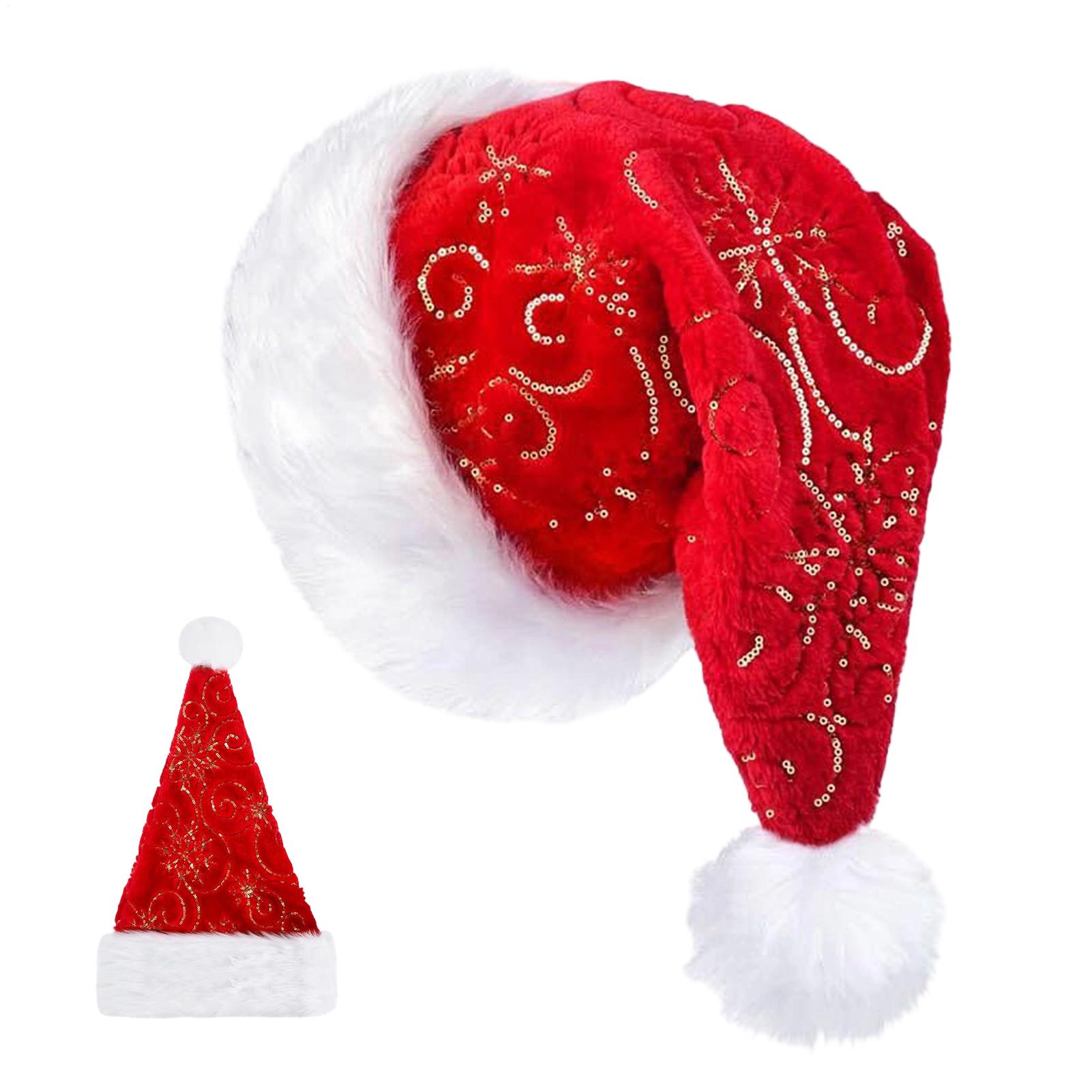 Plush Christmas Hat Portable W - Santa Hat Plush avis et prix