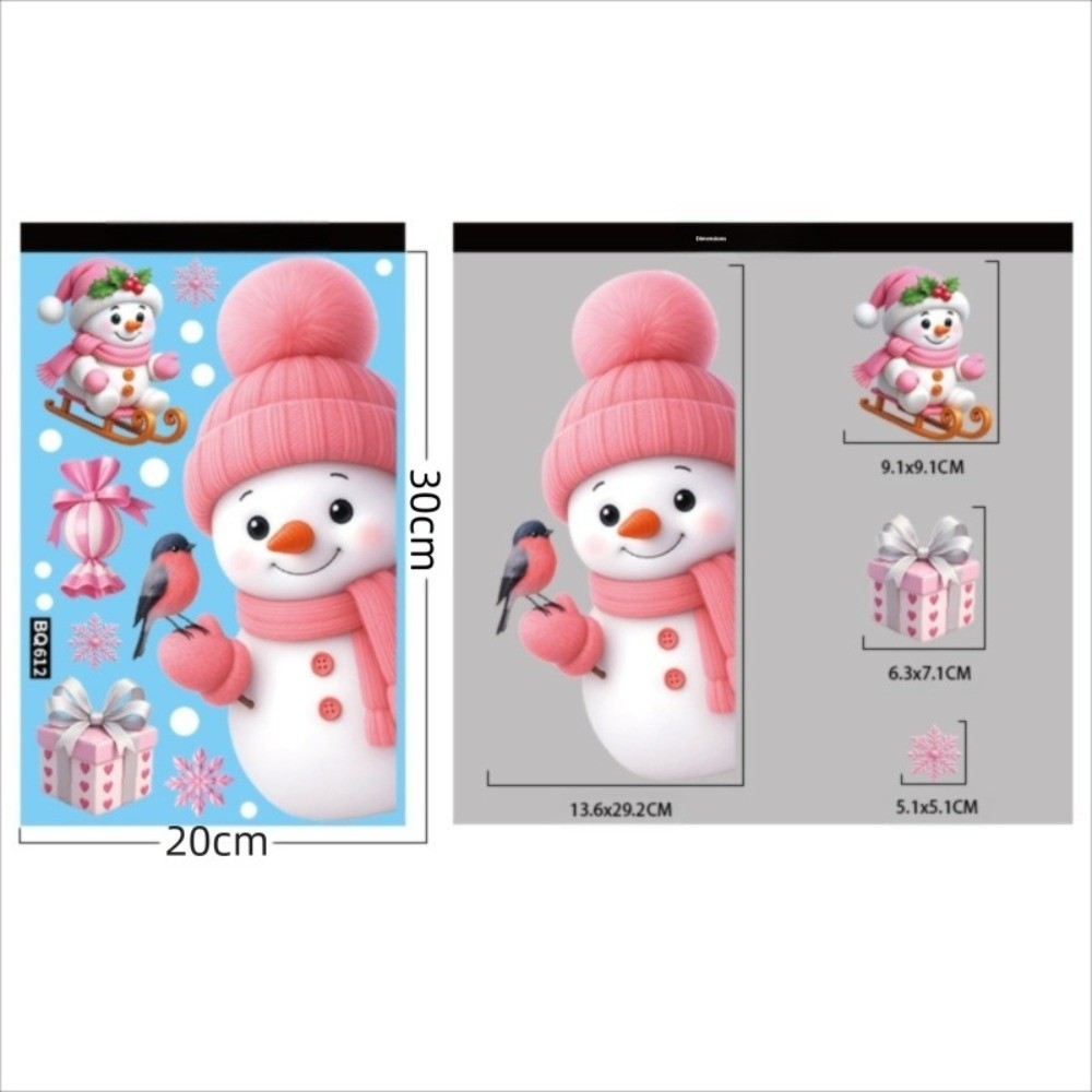 Removable PVC Window Stickers  - Snowflake Window Decal avis et prix