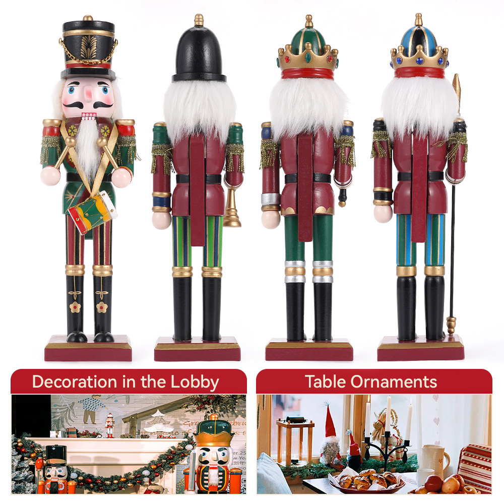 30CM Wooden Nutcracker Christm - Nutcracker Figurine avis et prix