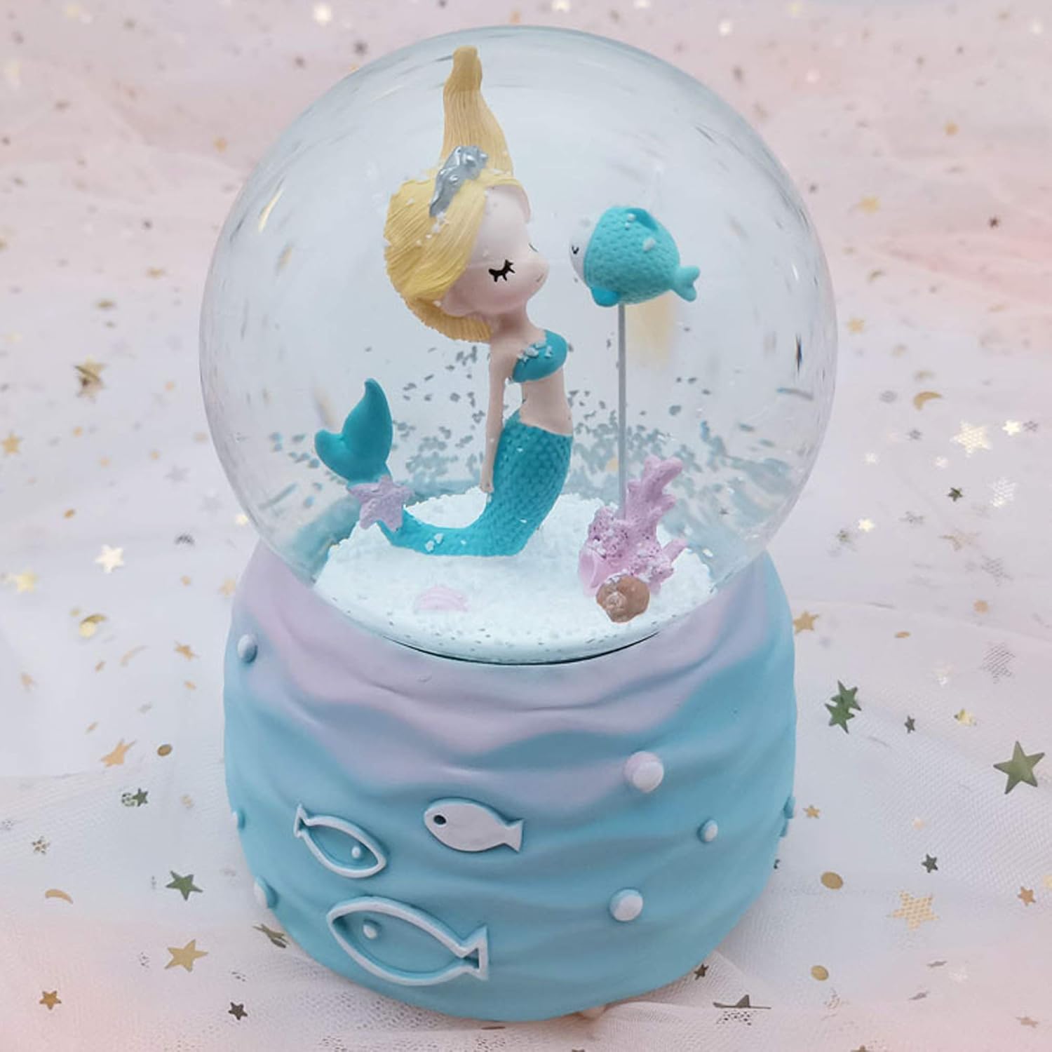 Mermaid Snow Globe Music Box w - Snow Globe Musical avis et prix
