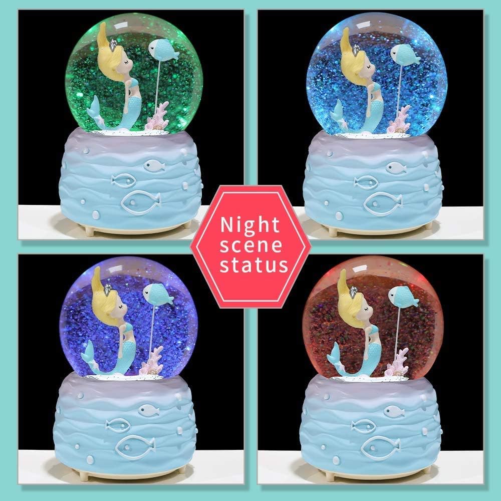 Mermaid Snow Globe Music Box w - Snow Globe Musical avis et prix