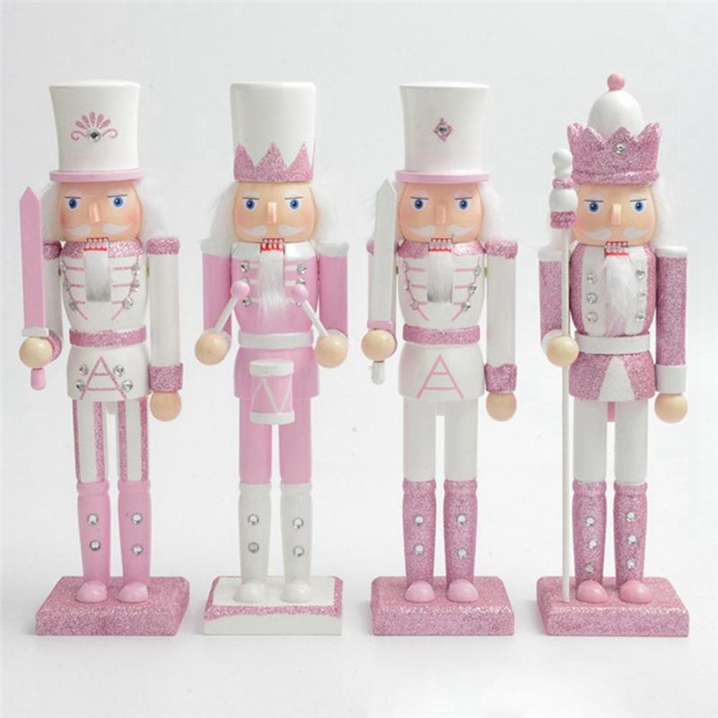 AT16 30cm Pink Wooden Nutcrack - Nutcracker Figurine avis et prix