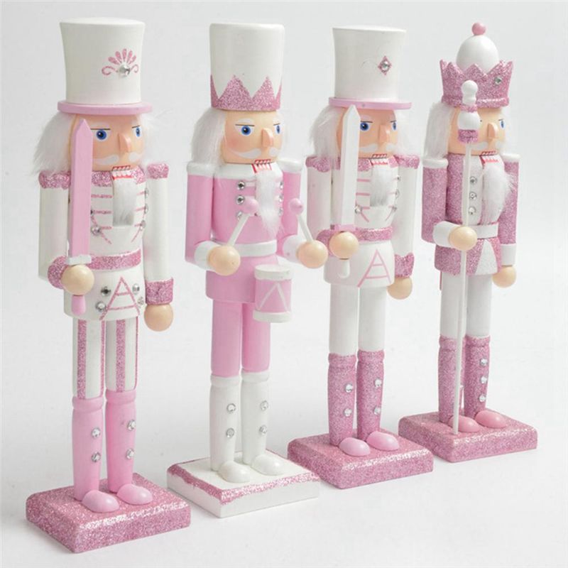 AT16 30cm Pink Wooden Nutcrack - Nutcracker Figurine avis et prix