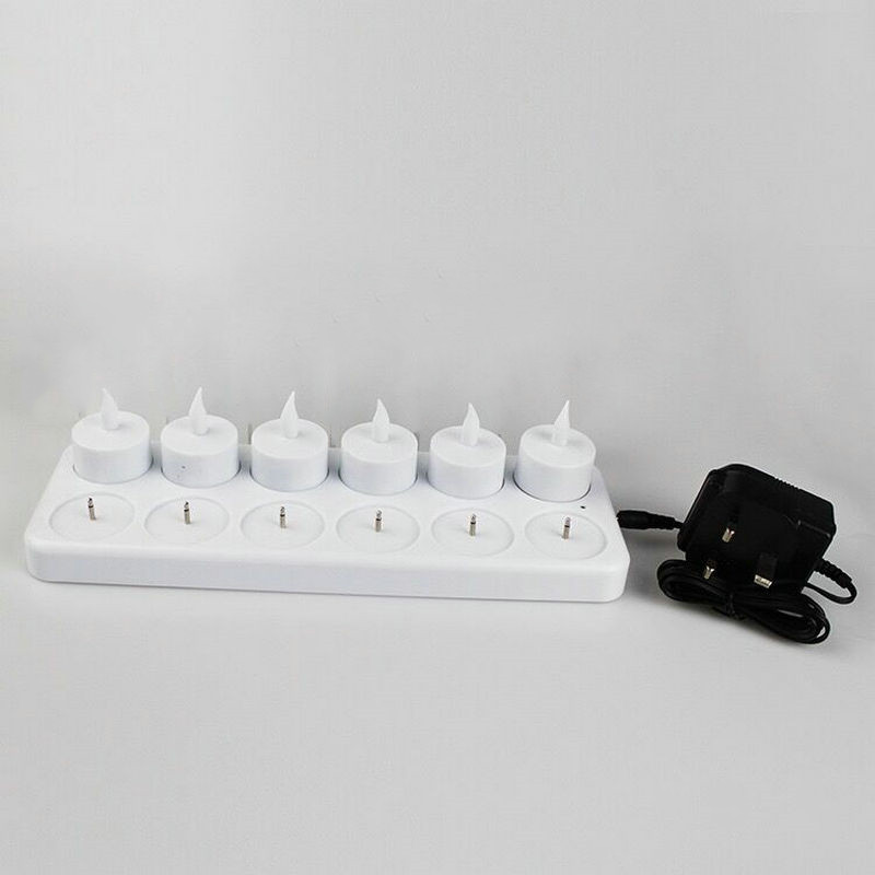 Set of 12 Rechargeable led can - Holiday Candle Set avis et prix