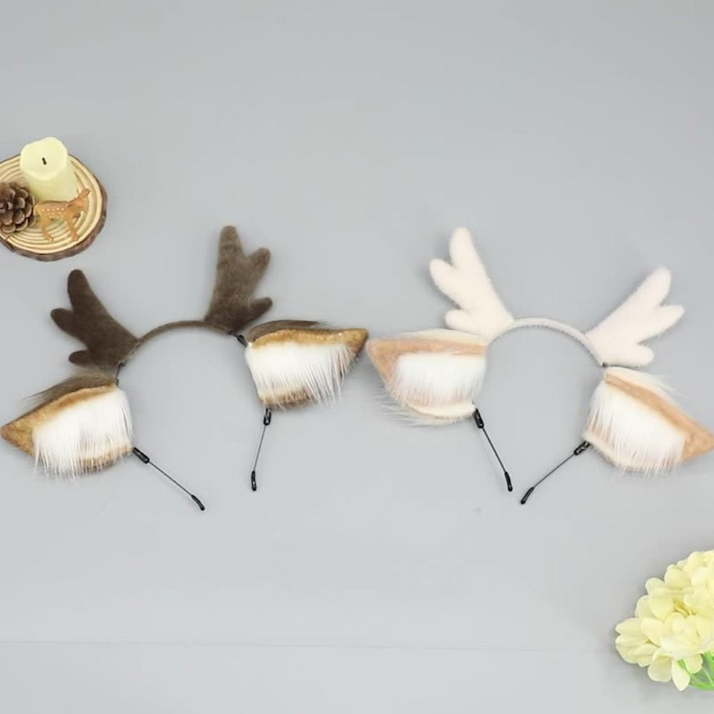 Deer Ears Reindeer Antler Head - Reindeer Antlers Headband avis et prix