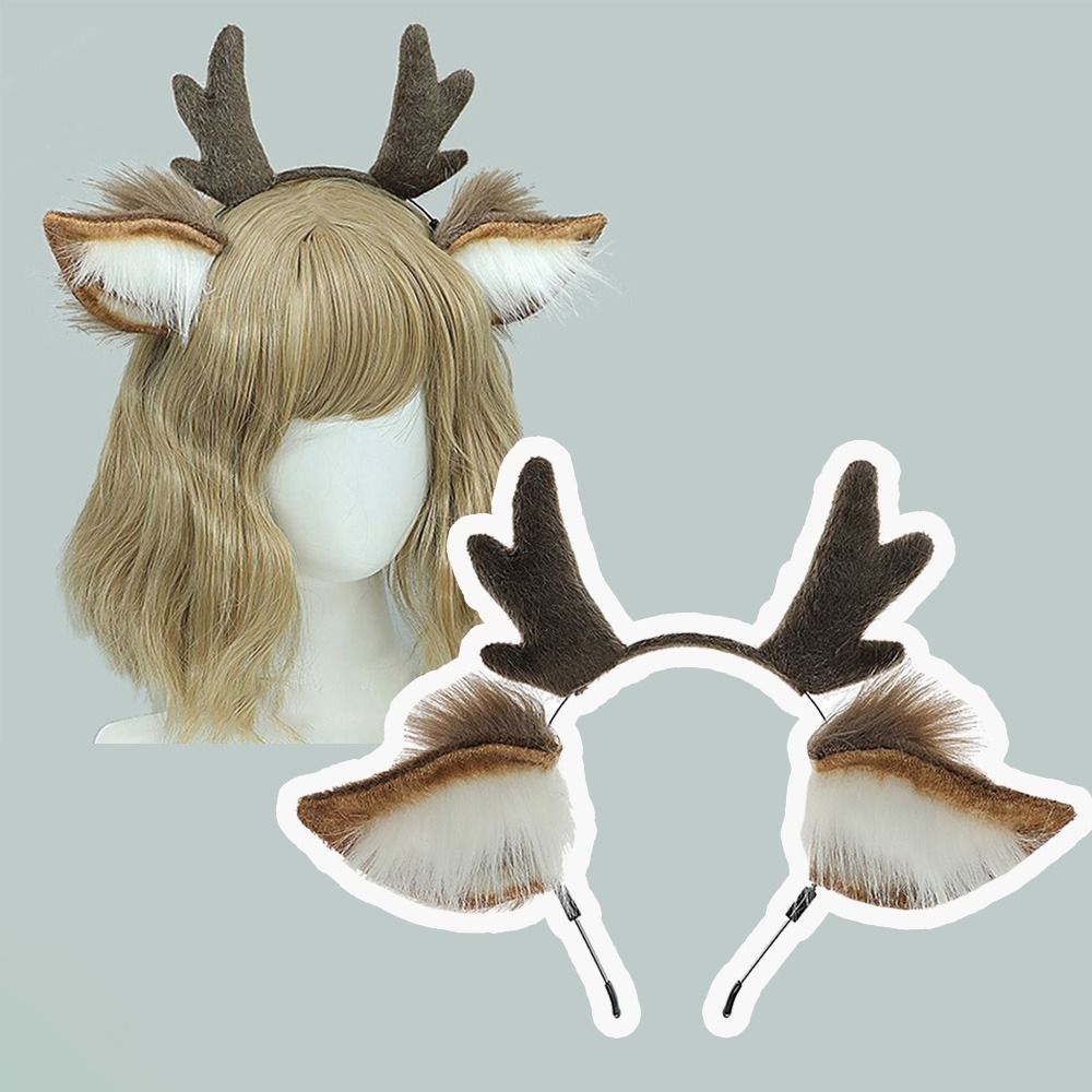 Deer Ears Reindeer Antler Head - Reindeer Antlers Headband avis et prix