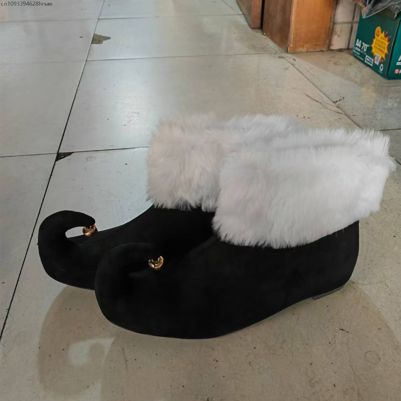 Christmas Suede Boots With Jin - Elf Costume Christmas avis et prix