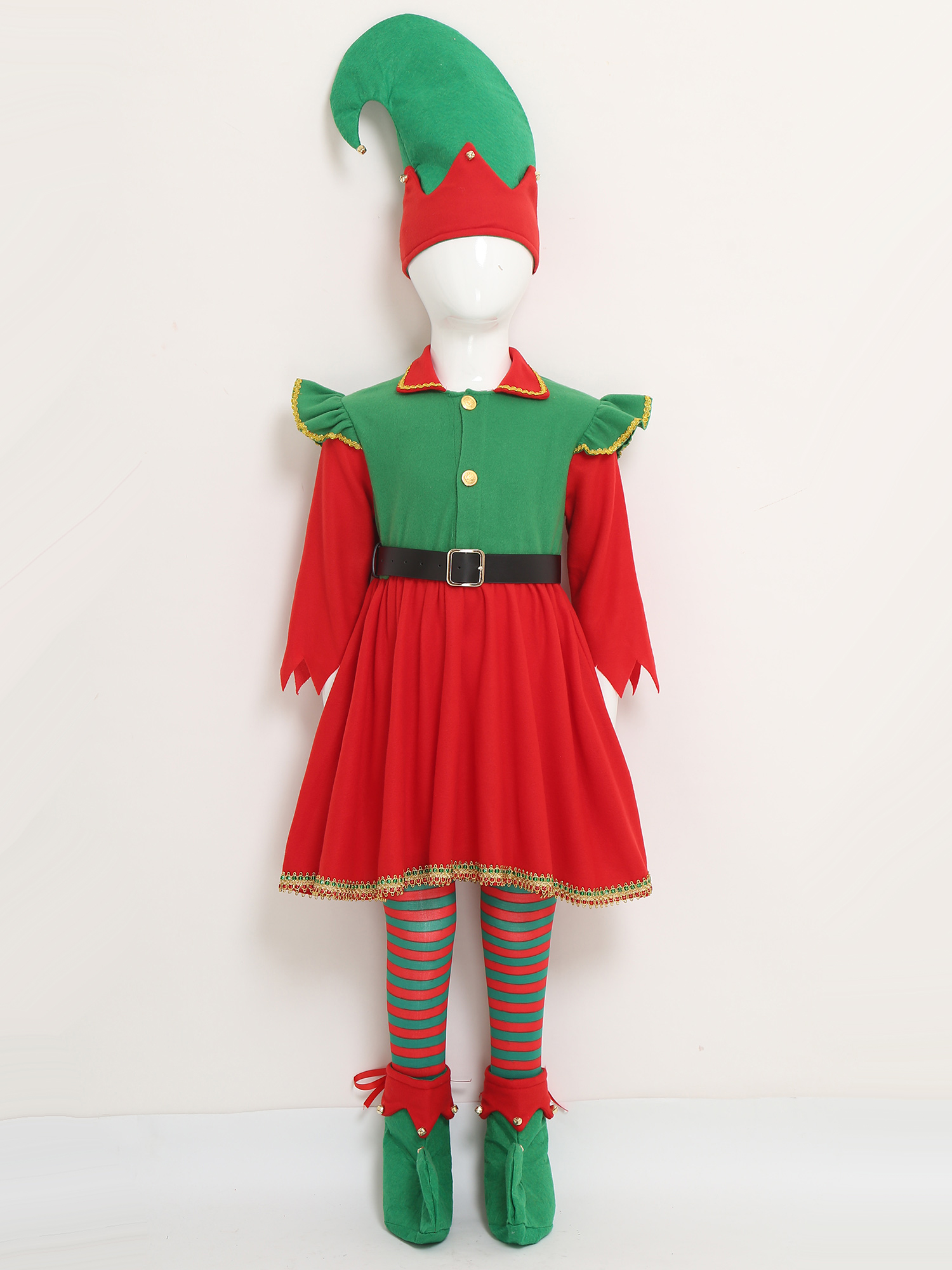 Elf Girl Christmas Costume San - Elf Costume Christmas avis et prix