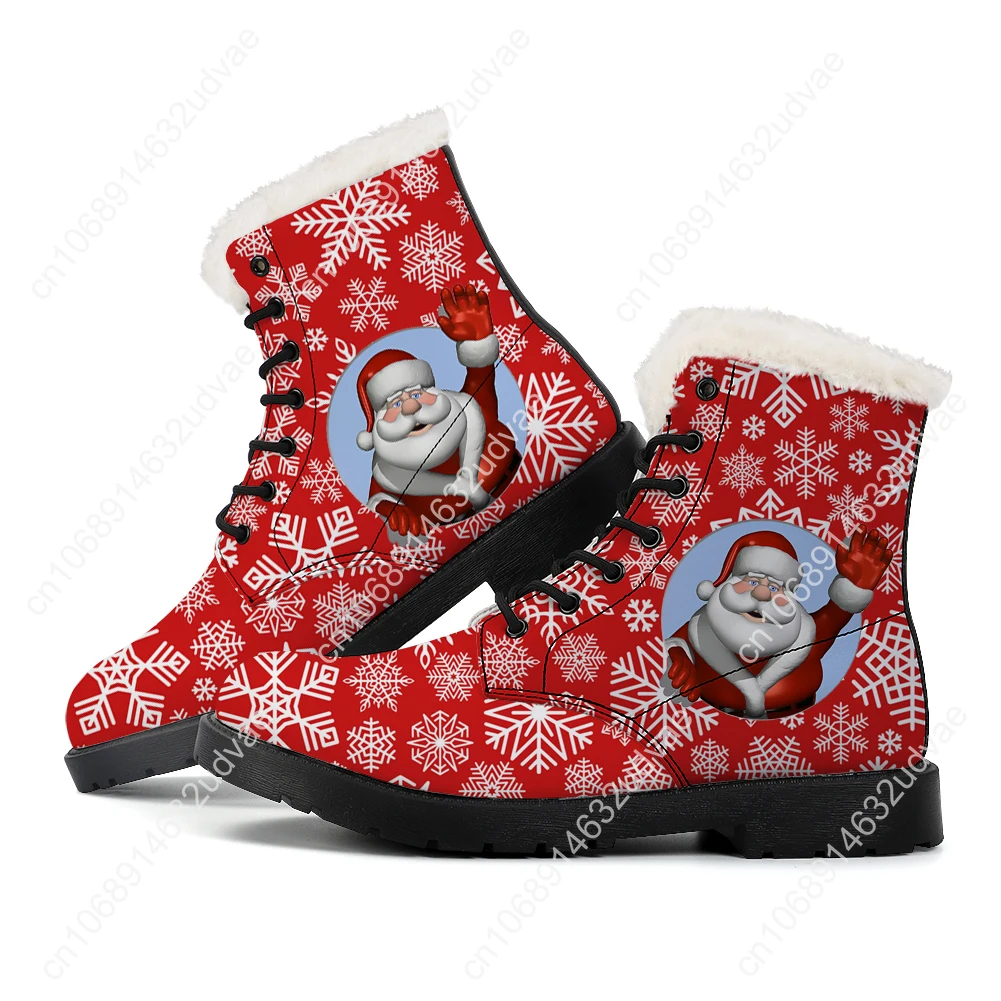 Christmas Plush Boots Mens Wom - Christmas Lights Outdoor avis et prix