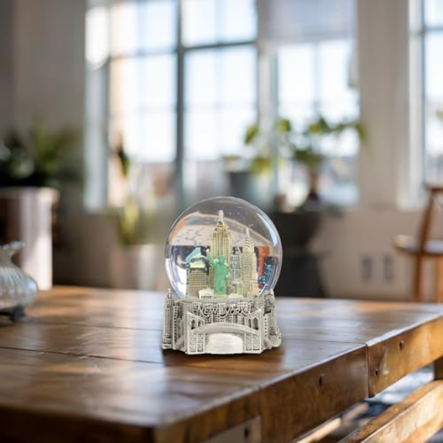 Silver Musical New York City S - Snow Globe Musical avis et prix