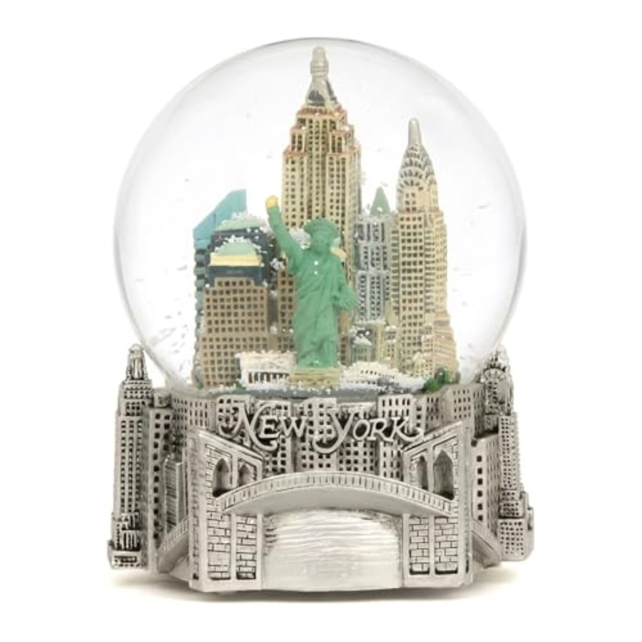Silver Musical New York City S - Snow Globe Musical avis et prix