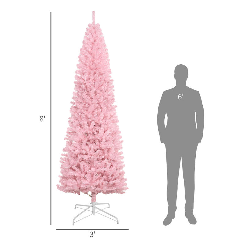 HOMCOM 8' Artificial Christmas - Christmas Tree Artificial avis et prix