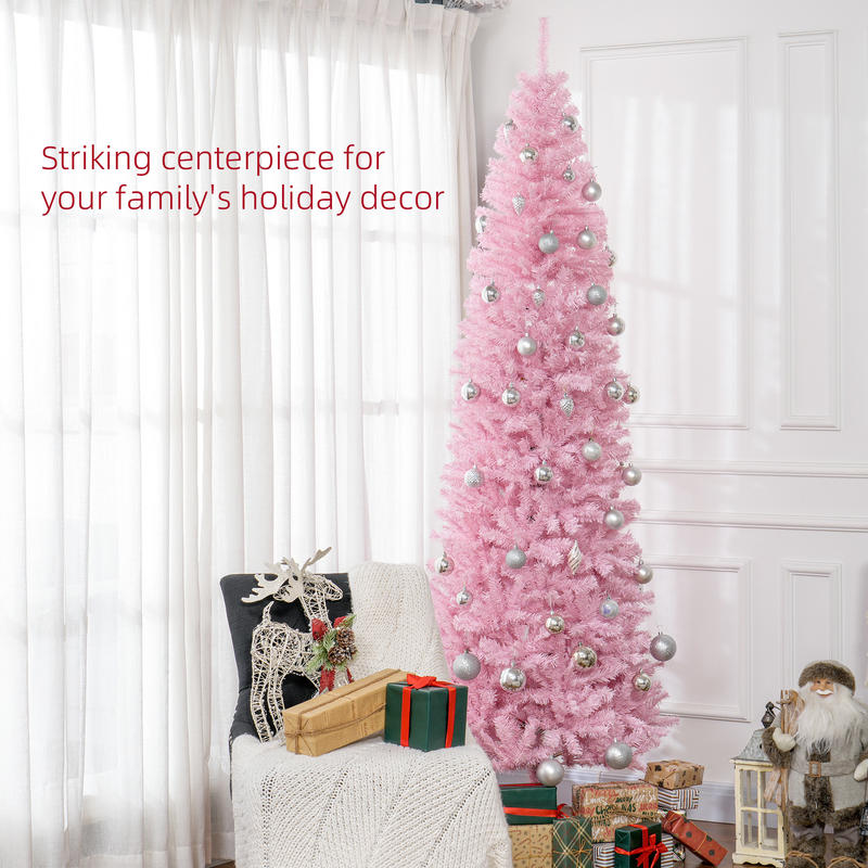 HOMCOM 8' Artificial Christmas - Christmas Tree Artificial avis et prix