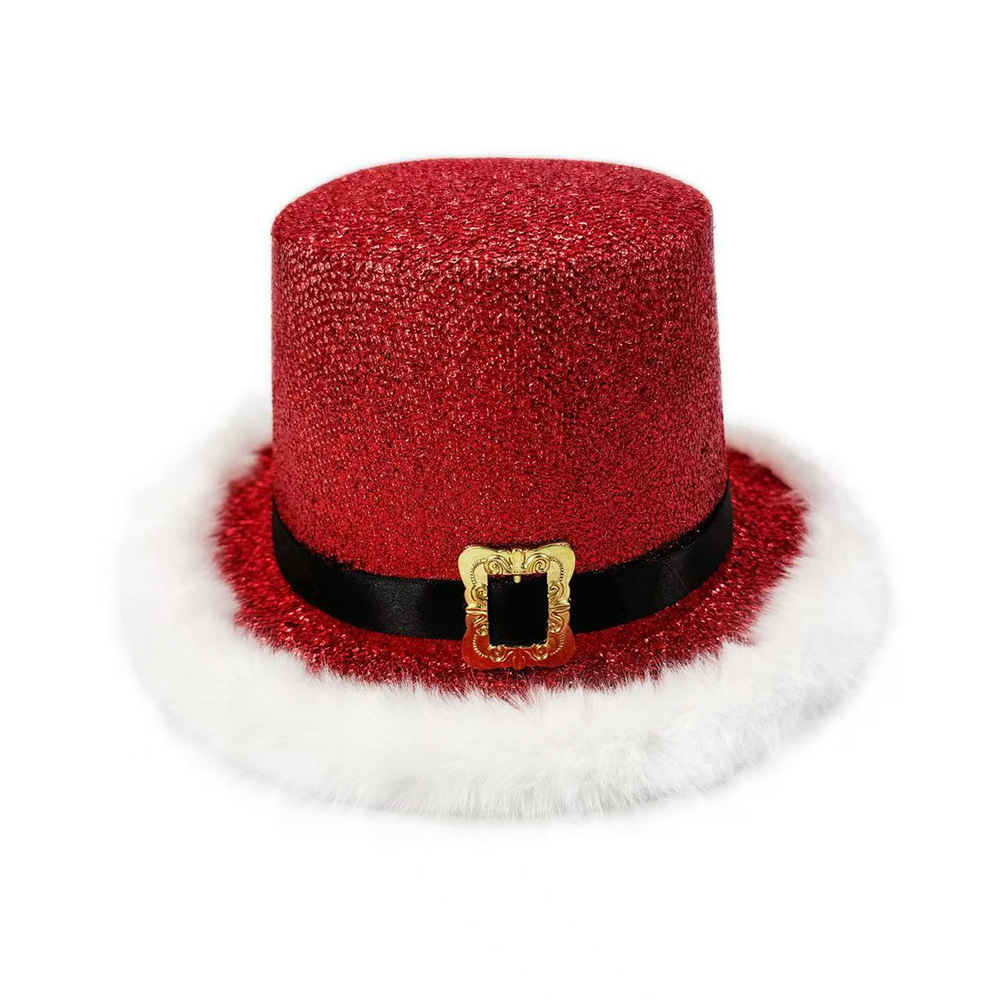 Santa Claus Cap  Shiny Glitter - Santa Hat Plush avis et prix