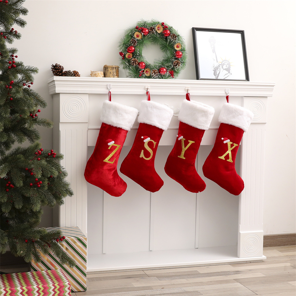New Creative Alphabet Christma - Christmas Stocking Hanging avis et prix