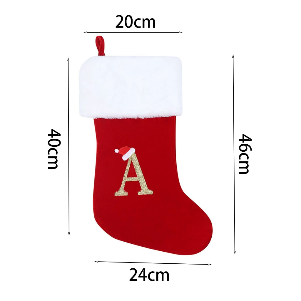 New Creative Alphabet Christma - Christmas Stocking Hanging avis et prix