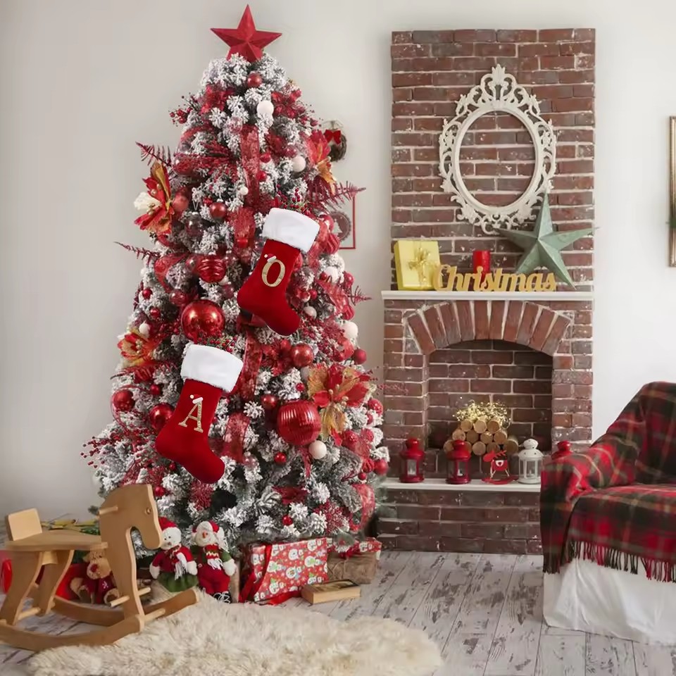 New Creative Alphabet Christma - Christmas Stocking Hanging avis et prix