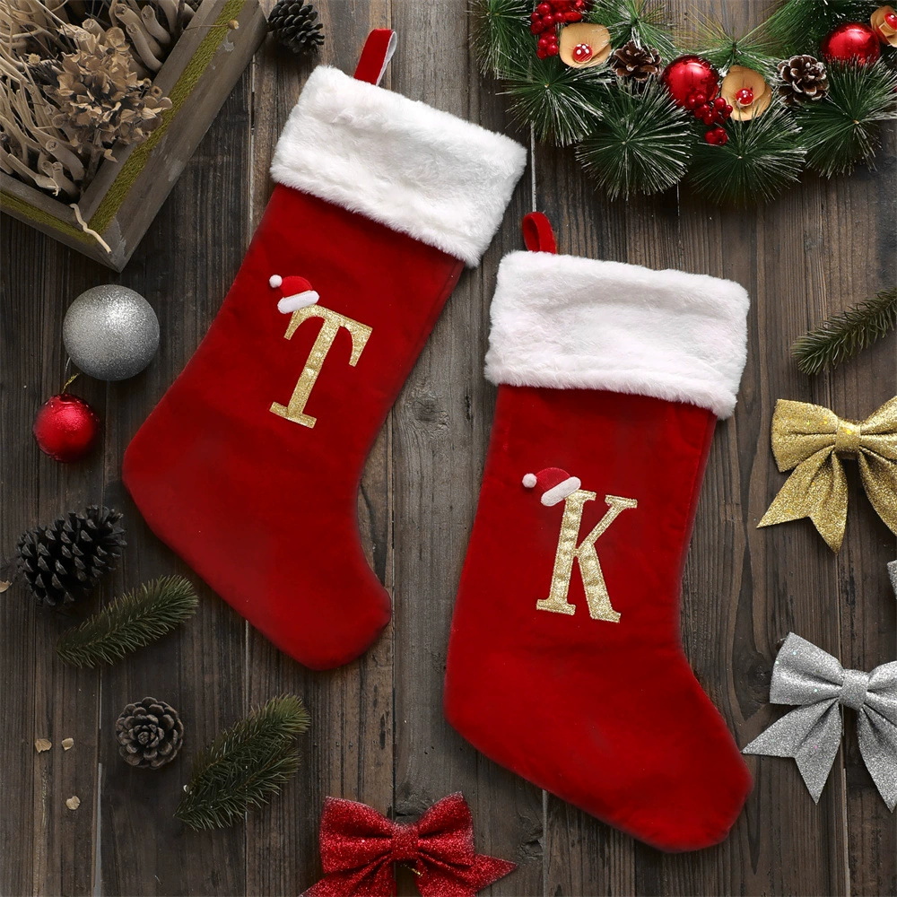 New Creative Alphabet Christma - Christmas Stocking Hanging avis et prix