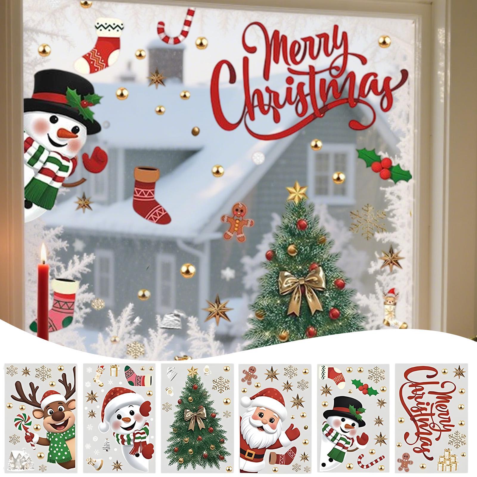 Christmas Window Decals Holida - Snowflake Window Decal avis et prix