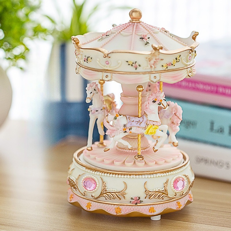 Handmade Resin Carousel Music  - Snow Globe Musical avis et prix