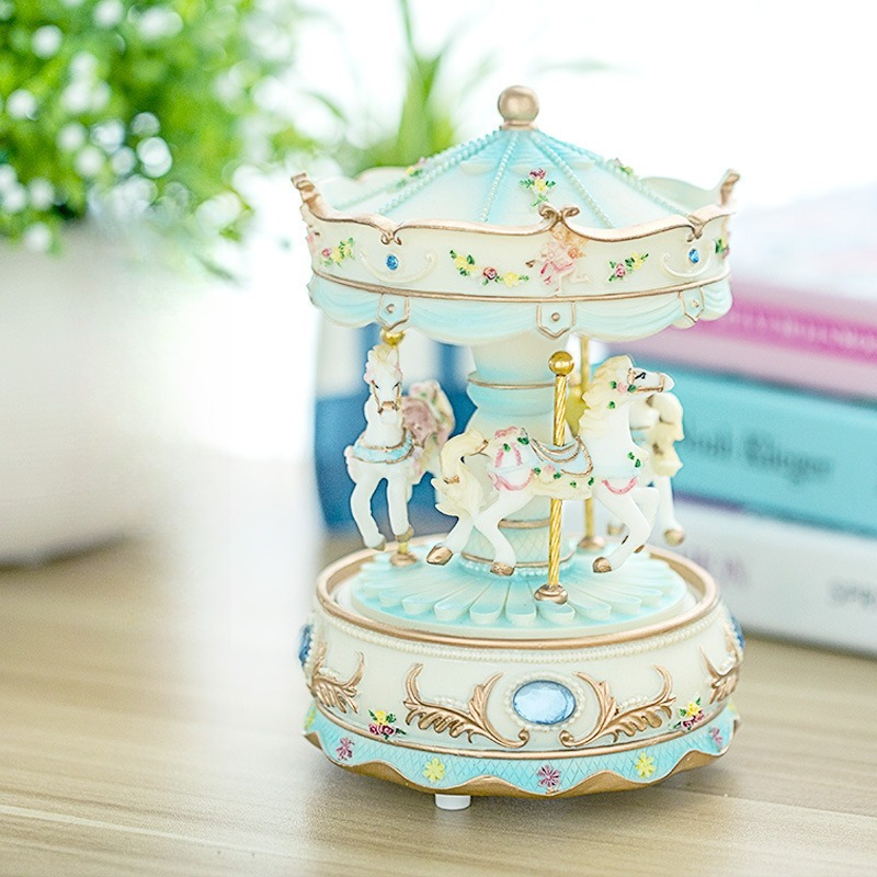 Handmade Resin Carousel Music  - Snow Globe Musical avis et prix