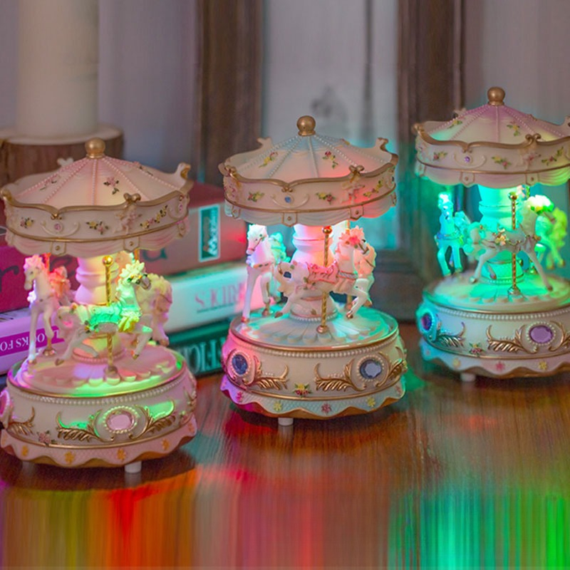 Handmade Resin Carousel Music  - Snow Globe Musical avis et prix