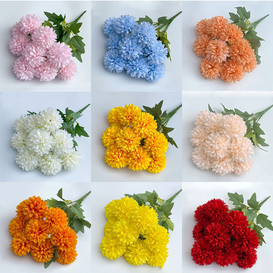 Artificial Flower Bouquet Chry - Christmas Wreath Fake avis et prix