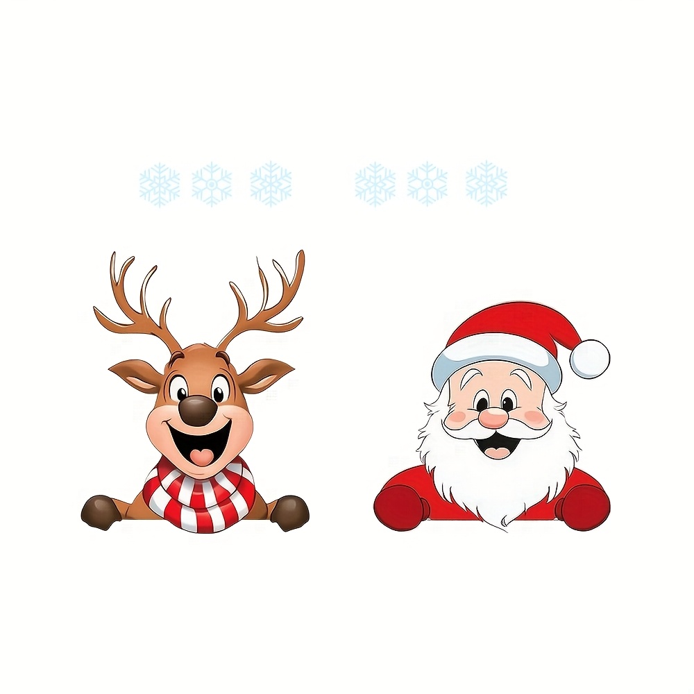 Festive Christmas Window Stick - Snowflake Window Decal avis et prix