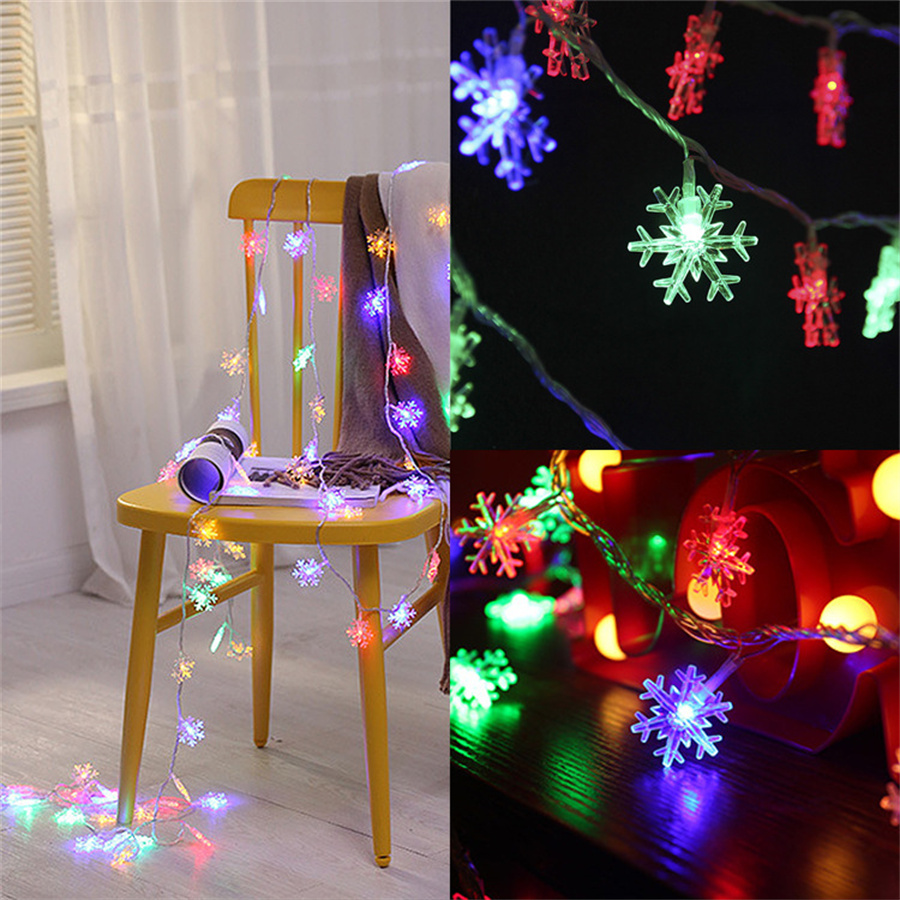 10/20/40 LED Snowflake String  - Led Fairy String Lights avis et prix