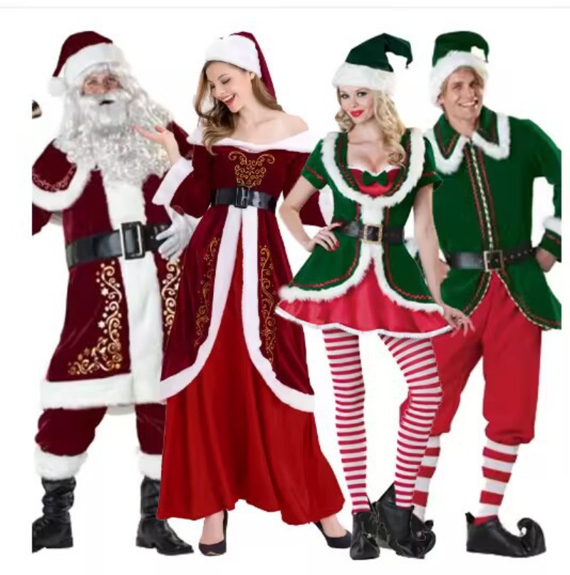 Santa Claus Costume Women Men  - Elf Costume Christmas avis et prix