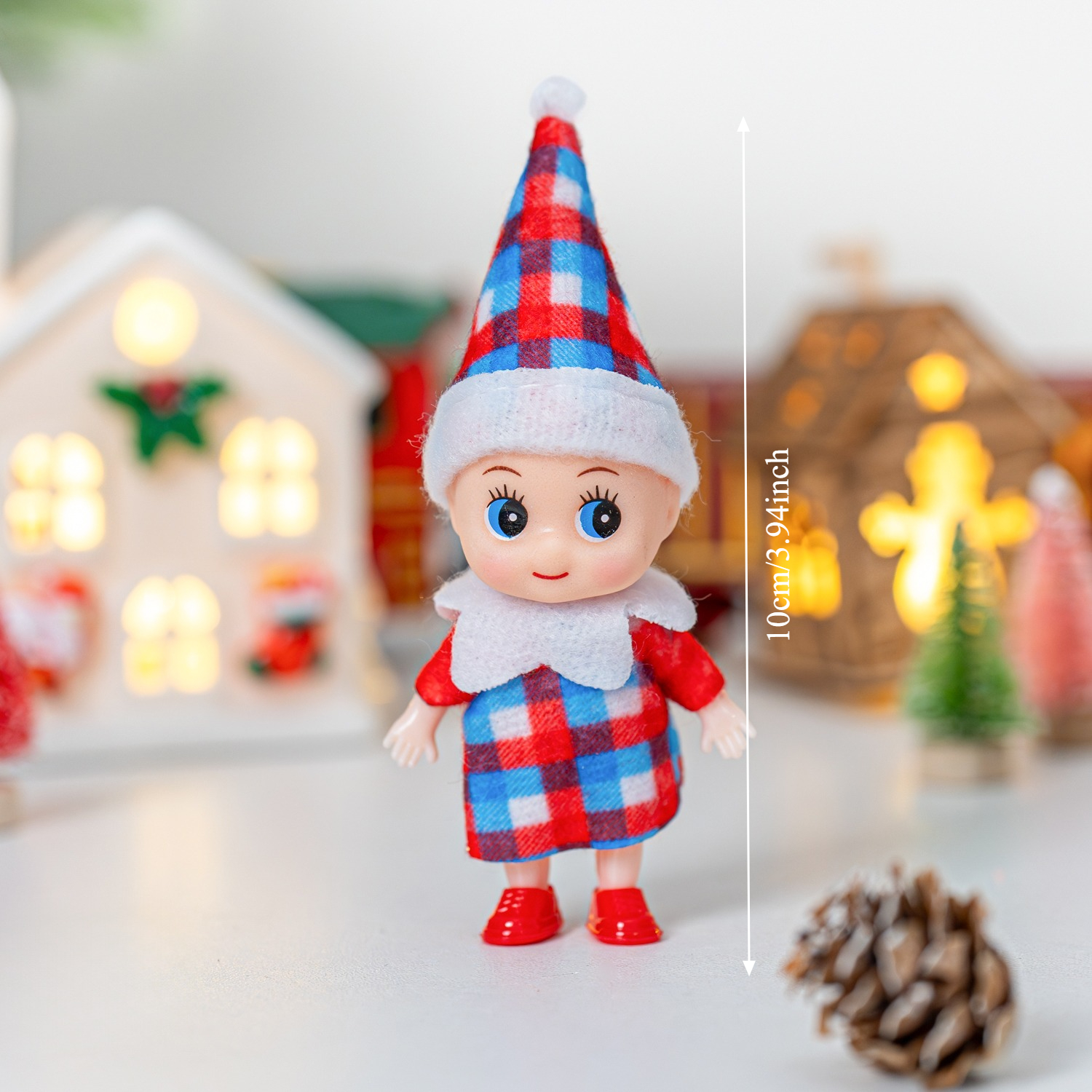 4/5/6 Pcs Mini Baby Elf Christ - Christmas Throw Blanket avis et prix