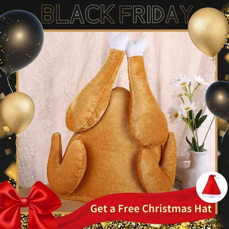 New Plush Roasted Thanksgiving - Santa Hat Plush avis et prix