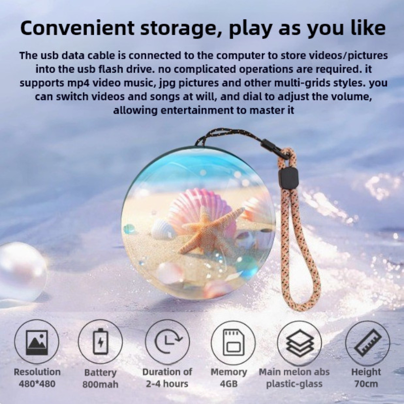 New Crystal Ball Decorative Ba - Snow Globe Musical avis et prix
