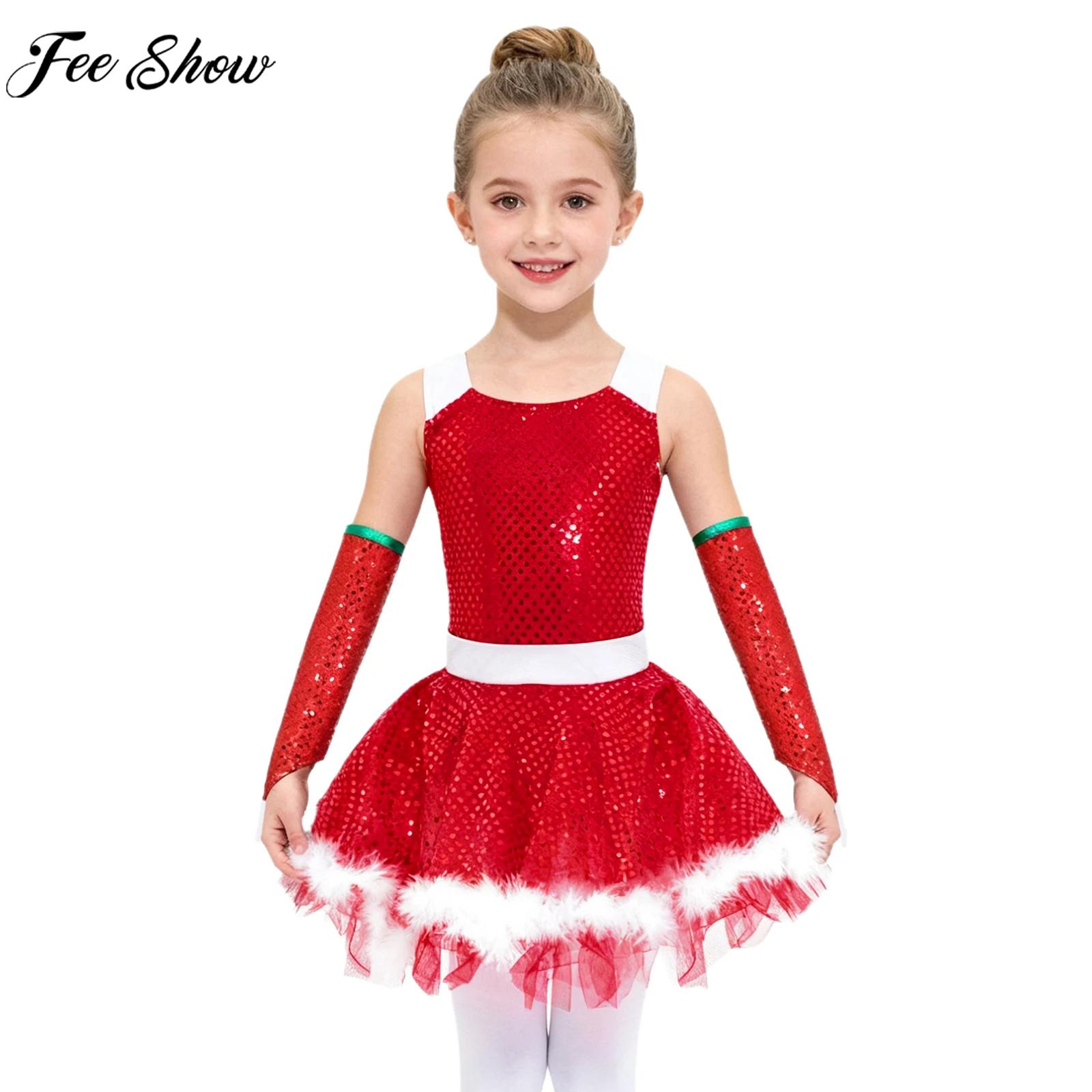 Kids Girls Christmas Figure Sk - Elf Costume Christmas avis et prix