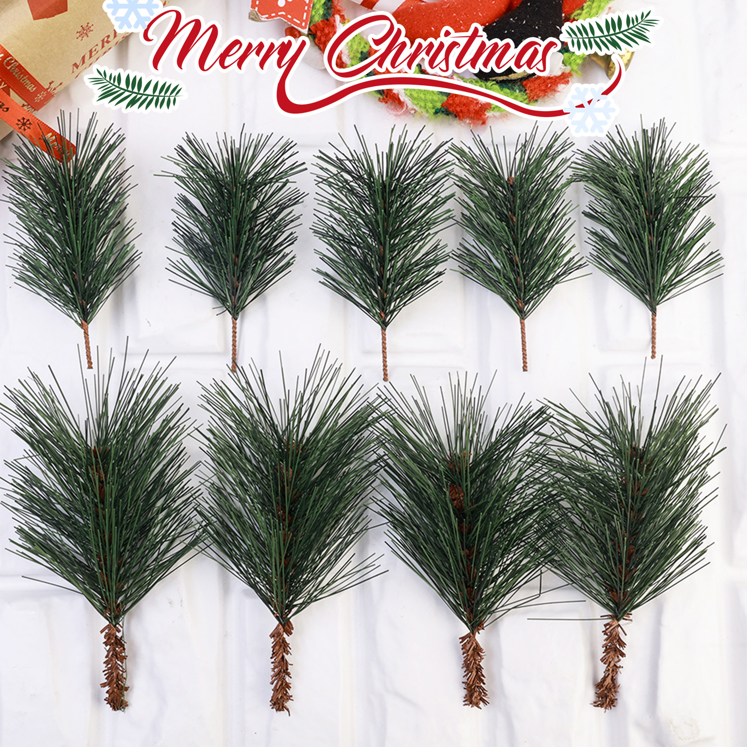 Fake Tree Leaves Branches Arti - Christmas Wreath Fake avis et prix