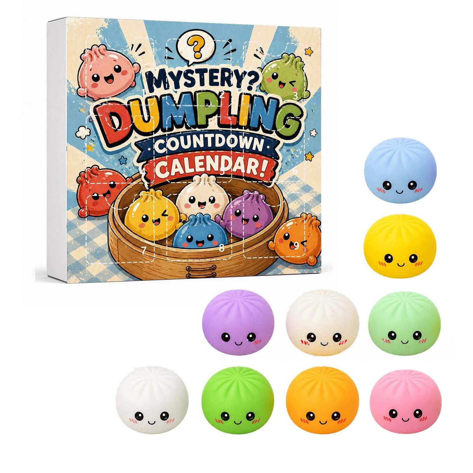 Kawaii Squishy Dumpling Advent - Advent Calendar Gift avis et prix
