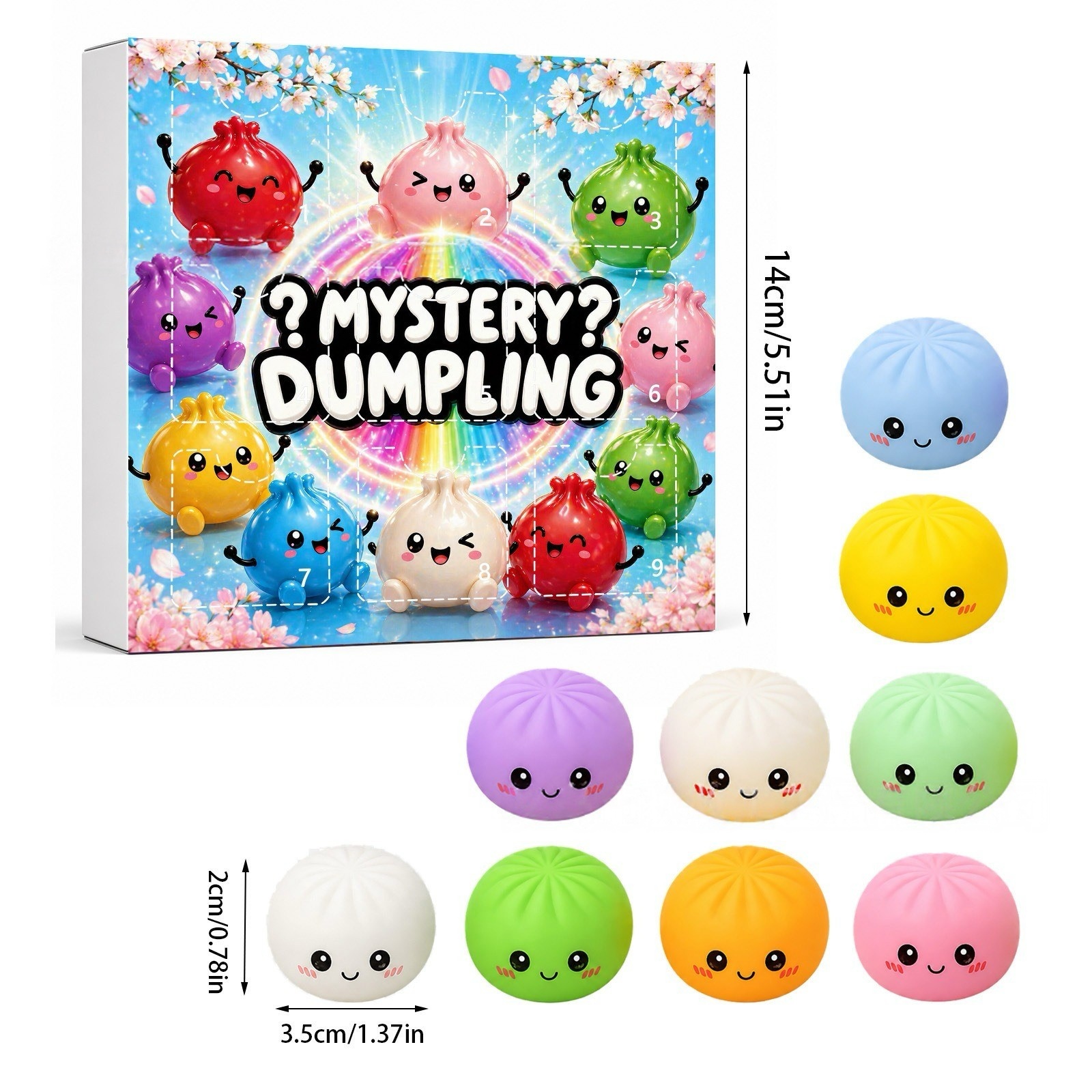 Kawaii Squishy Dumpling Advent - Advent Calendar Gift avis et prix