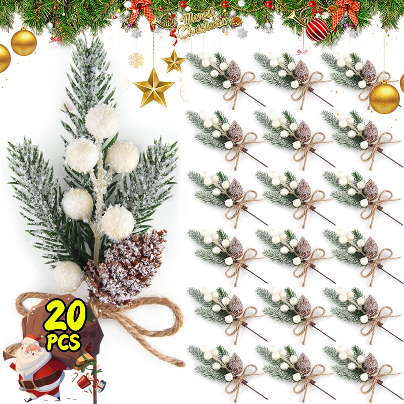 Christmas Artificial White Ber - Christmas Wreath Fake avis et prix