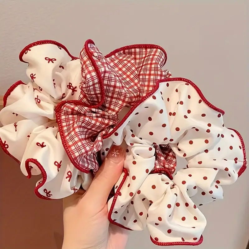 3 Pcs Sweet Red Dot Bowknot Pl - Christmas Throw Blanket avis et prix