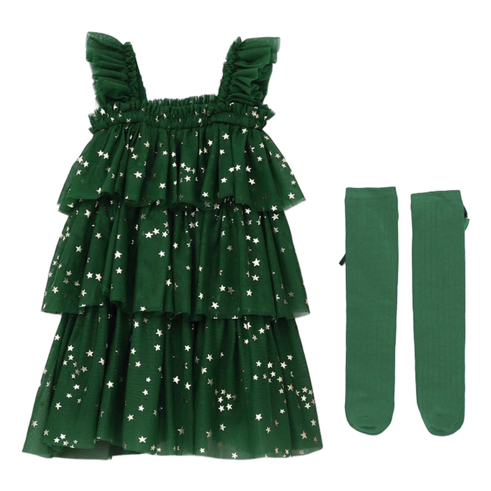 Toddler Girls Christmas Tree E - Elf Costume Christmas avis et prix