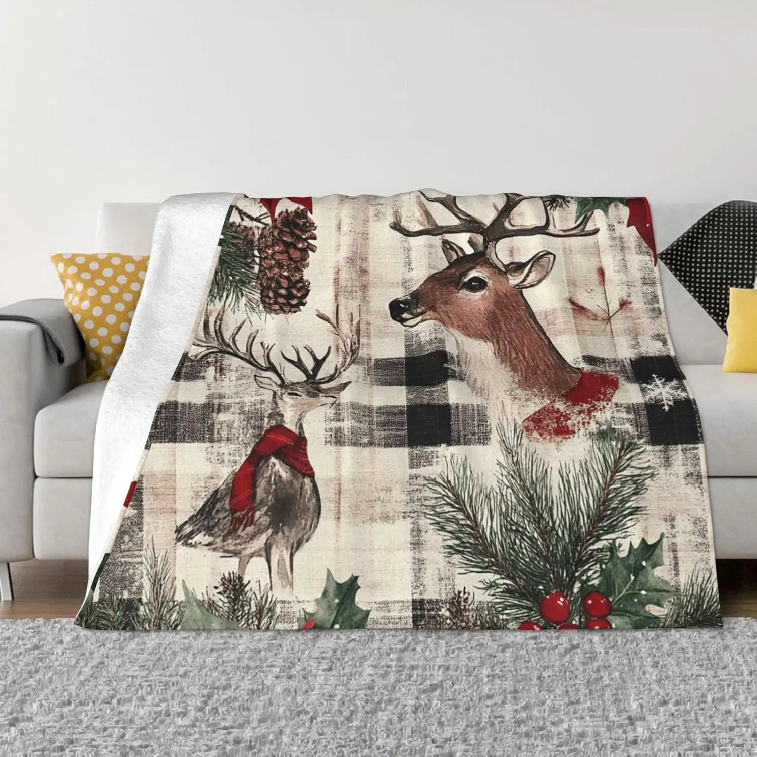 Throw Blanket for Couch UltraS - Christmas Throw Blanket avis et prix