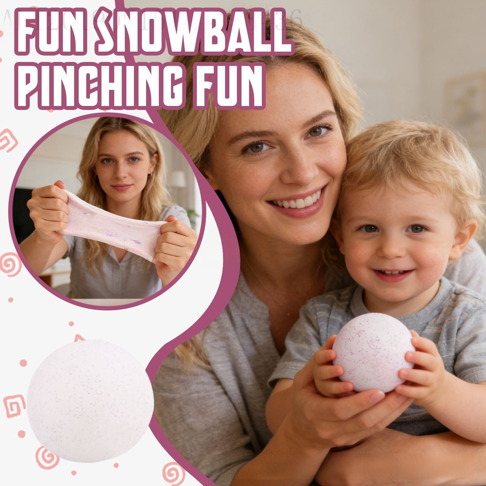 New Fun NeeDoh Snow Ball Crunc - Snow Globe Musical avis et prix