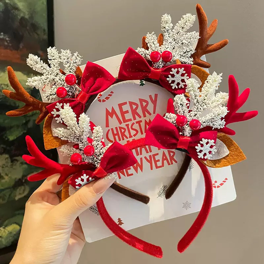 Cute Hair Accessories Velvet C - Reindeer Antlers Headband avis et prix